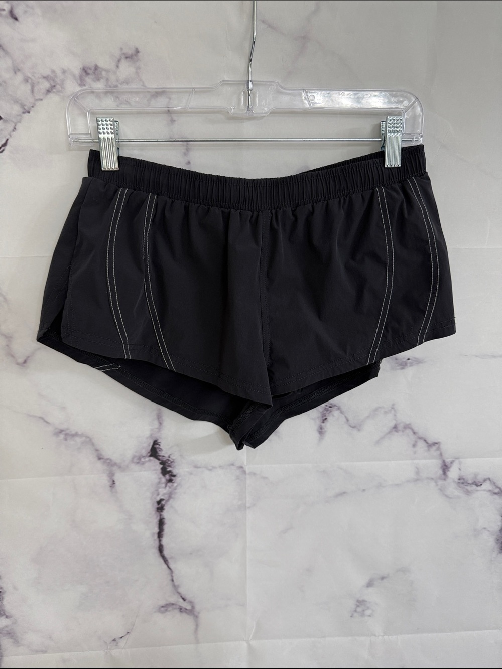 FP movement black lined running shorts size small
